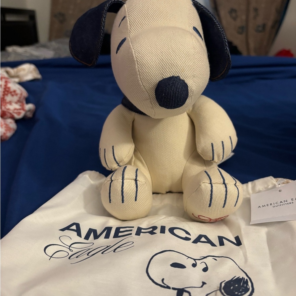 American Eagle Snoopy Plush Toy